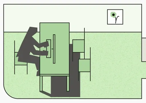 Account Opening & Recovery scene illustration