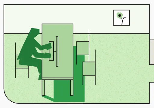 Account Opening & Recovery scene illustration