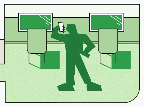 Compliance & Risk scene illustration