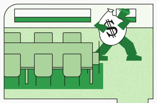 Fraud detection scene illustration