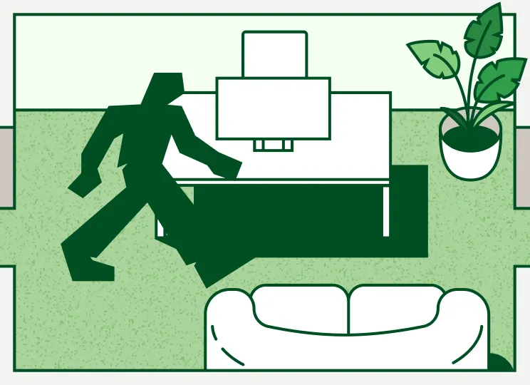 Wealth management scene illustration