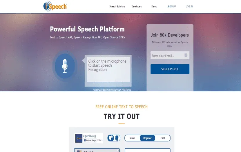 9. iSpeech